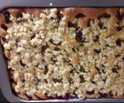 Pflaumenkuchen (Rührteig) mit Streuseln