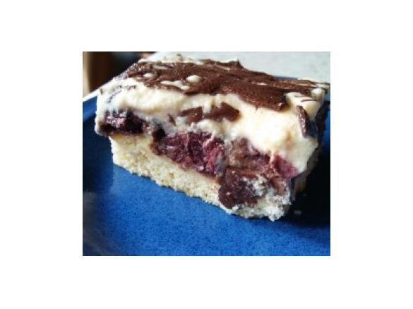 Feine Donauwellen-Torte (Springblech eckig 37 x 24 cm)