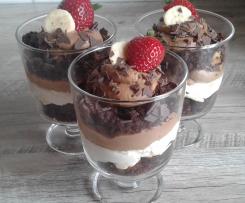 Schoko-Dessert im Glas