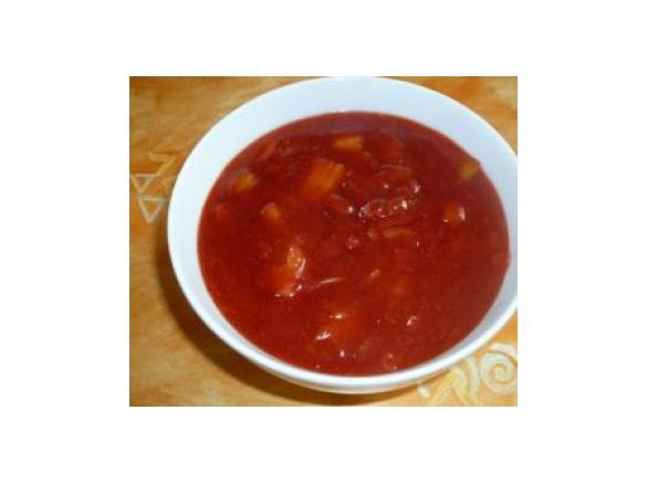 Rhabarber-Erdbeer-Kompott