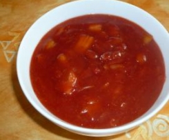 Rhabarber-Erdbeer-Kompott