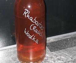 Rhabarber Schnaps mit Wodka