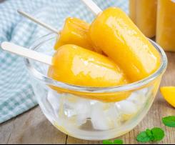 Leckeres Mango-Eis mit Mango-Tee