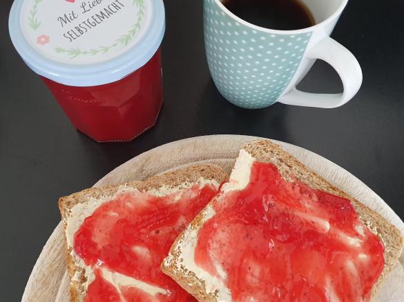 Johannisbeer-Stachelbeere Marmelade (ohne Kerne)