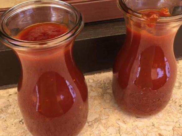 Grillsoße scharf / BBQ /