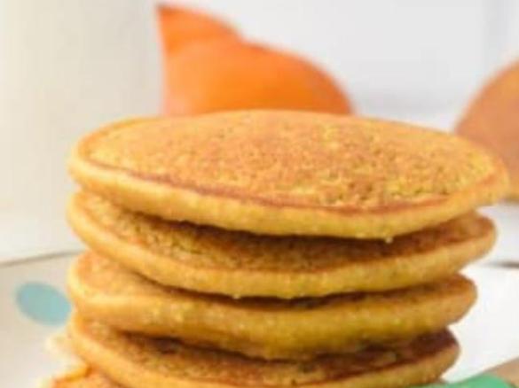 Vegane Kürbispancakes für Babys