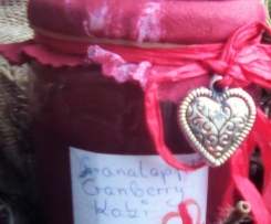 Cranberry-Granatapfel-Kaki-Marmelade