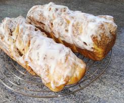 Hefezopf mit Nussfüllung
