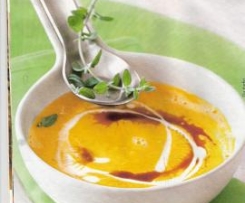 Kürbis-Ingwer-Suppe