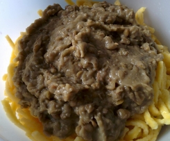 Schwäbische Linsen - so richtig babbig :)