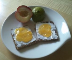 Pfirsich-Mango-Limetten Konfitüre