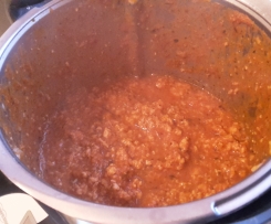 Hähnchen-Bolognese-Soße (Var. von Thermifees stückiger Bolognesesoße)