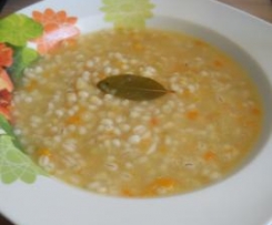 Perlgraupensuppe