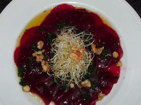 Rote Bete Carpaccio