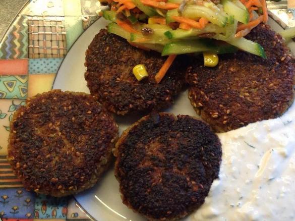 Grünkern Frikadellen