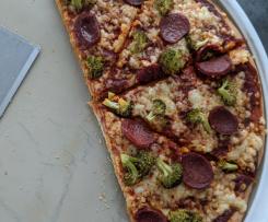 Dinkel-Vollkorn Pizza-Teig