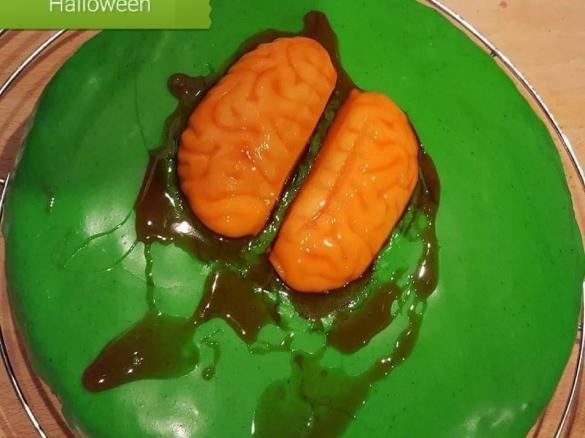 Halloween Kuchen mit Möhren