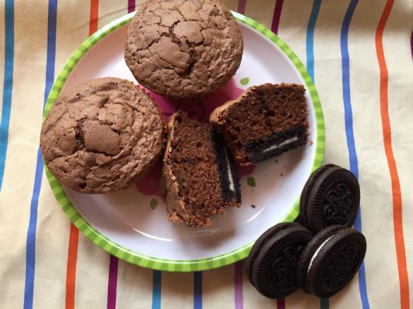 Oreo-Party-Muffins super schokoladig