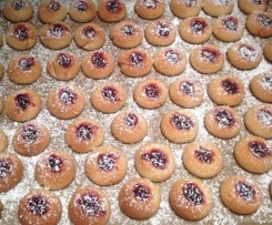 Engelsaugen mit Marzipan