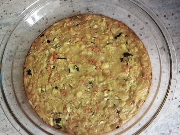 Kartoffelauflauf mit Zucchini und Karotte