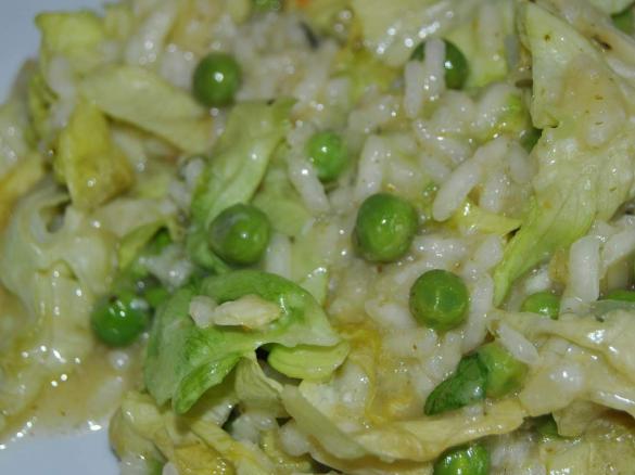Erbsen Risotto