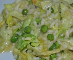 Erbsen Risotto