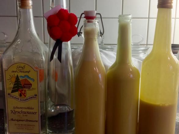 Eierlikör mit Schwarzwälder Kirschwasser