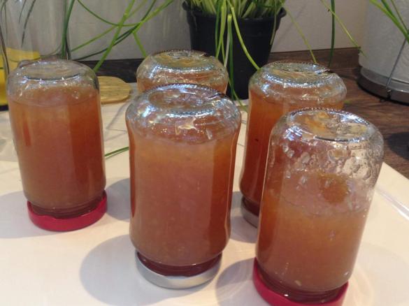 Pfirsich-Zitronen-Maracuja-Marmelade