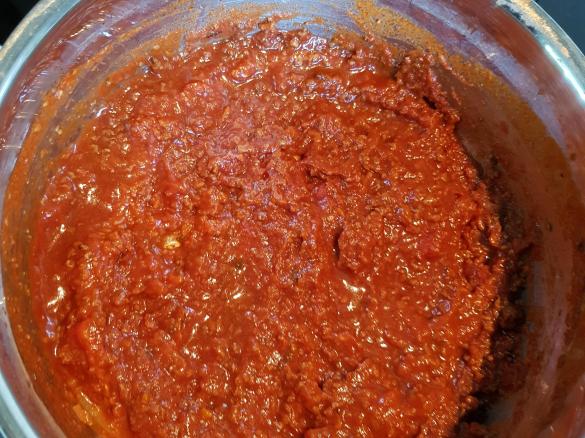 Variation Spaghetti Bolognese