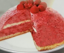 Himbeer-Kuppel-Torte