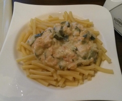 Lachs Zucchini Soße