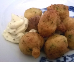 Tapas Buñuelos de Bacalao – Kabeljau-Bällchen