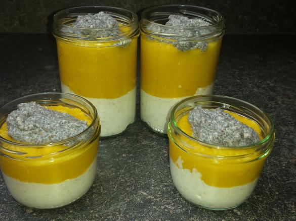 Chia Mango Quark (Low Carb)