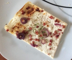 Leckerer Flammkuchen (low fat)
