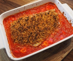 Tomatenkruste fürs Fischfilet