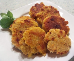 Bratlinge aus Okara oder Tofu 