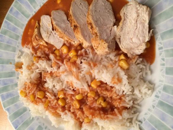 Hähnchenbrust mit Chili-Honig Soße (auch WW 13PP)