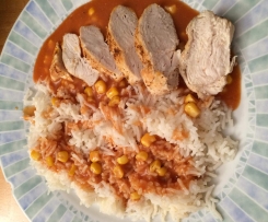 Hähnchenbrust mit Chili-Honig Soße (auch WW 13PP)