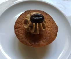 Blondie Cupcakes mit Kaffeecreme "Latte Macchiato"
