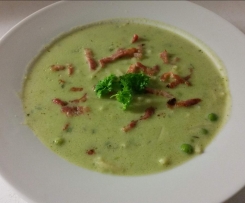 Variation von Gerrys Minestra di Piselli feine Erbsensuppe