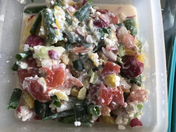 Rohkostsalat mit Feta