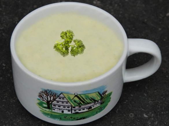 Poreecremesuppe