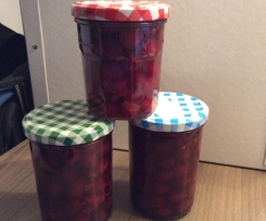 Kirschkompott / Eingemachte Kirschen ( Kirschen auf Vorrat)