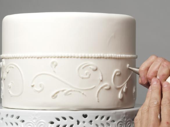 Eiweiß-Spritzglasur