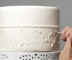 Eiweiß-Spritzglasur