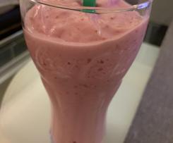 Erdbeer Eisshake in 2 Minuten