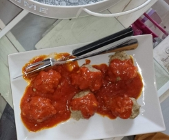 Tomatenhack Kugeln von ThermiJuwel Low Carb  