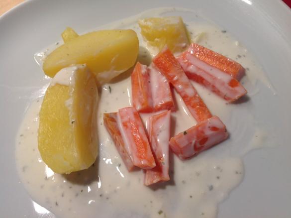Kartoffel-Karotten in cremiger Soße