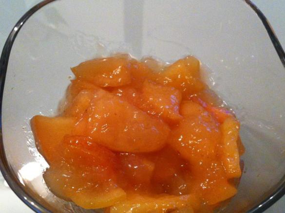 Apfelkompott mit Apfelstücken 