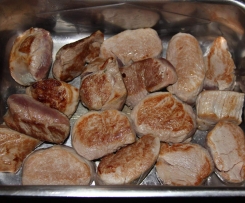 Schweinefilet in Kräuterrahmsoße